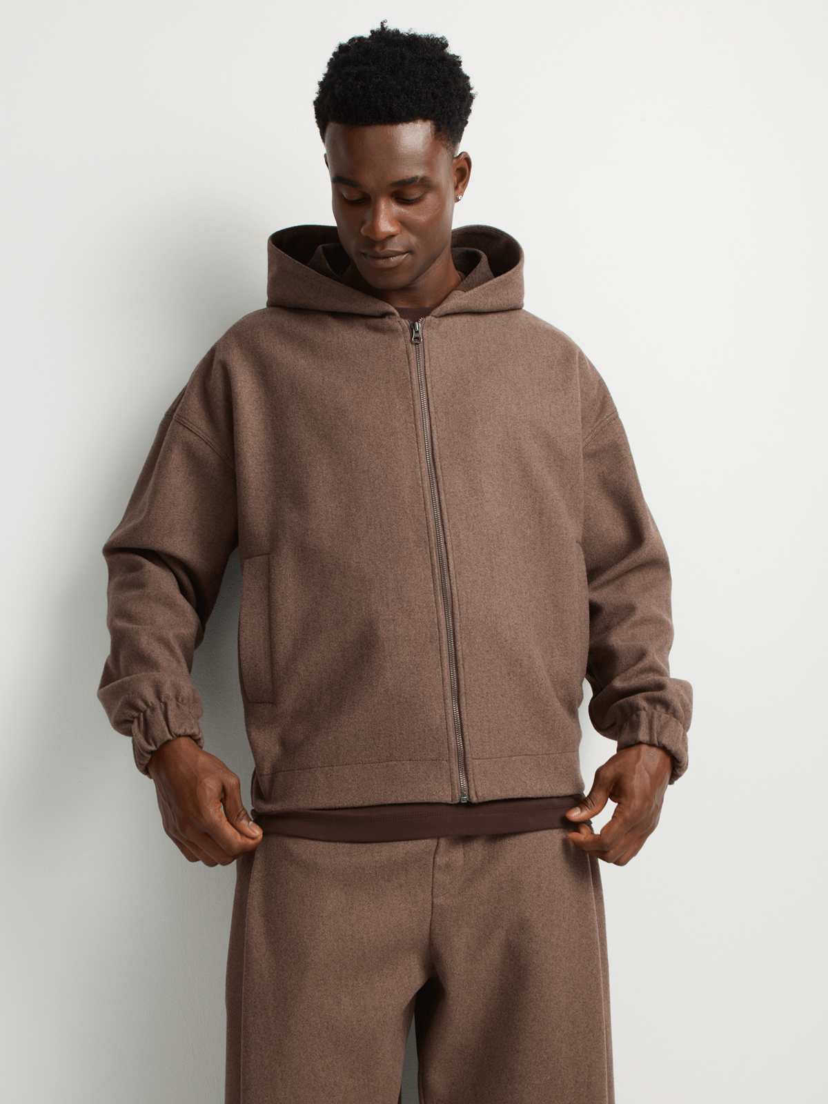 Markham Men's Regular Fit Chocolate Jacket